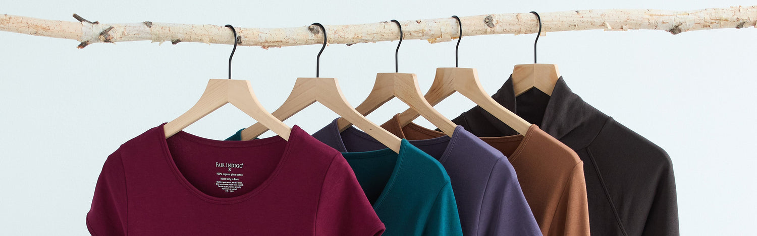 shop organic tees and tops for women | ethically made organic pima cotton t-shirts fair trade