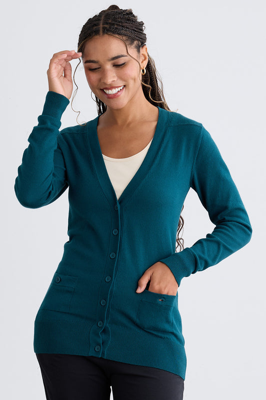 Women's Organic Boyfriend Cardigan Sweater