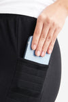 womens organic 100% cotton pocket leggings - black - fair indigo fair trade ethically made
