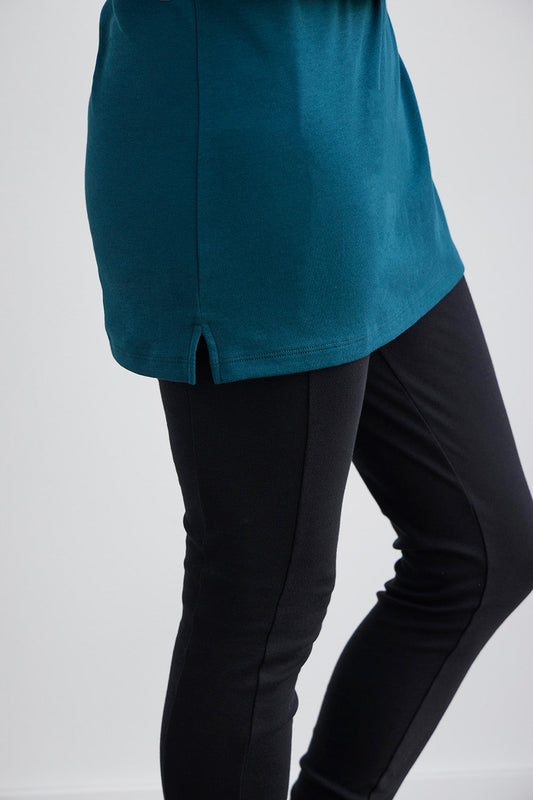 Women's Luxe 100% Organic Cotton High-Neck Tunic (inactive skus)