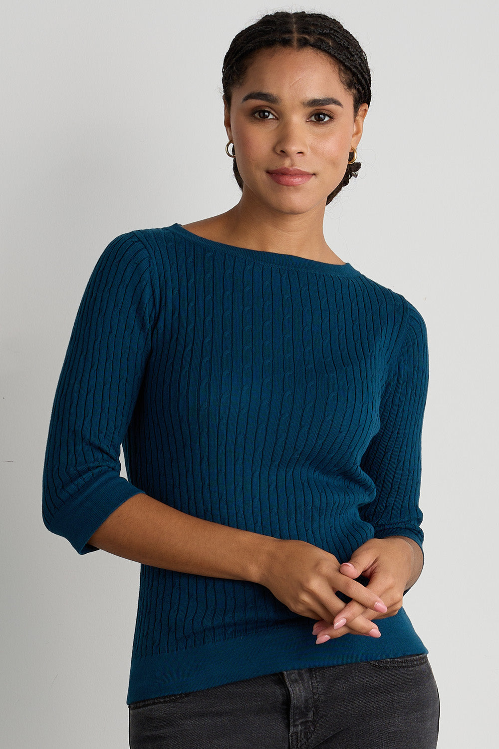 Hyfve Ribbed Tunic Sweater - Main Image