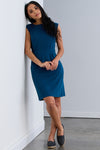 Women's Organic Cotton Cap Sleeve Dress with Pockets