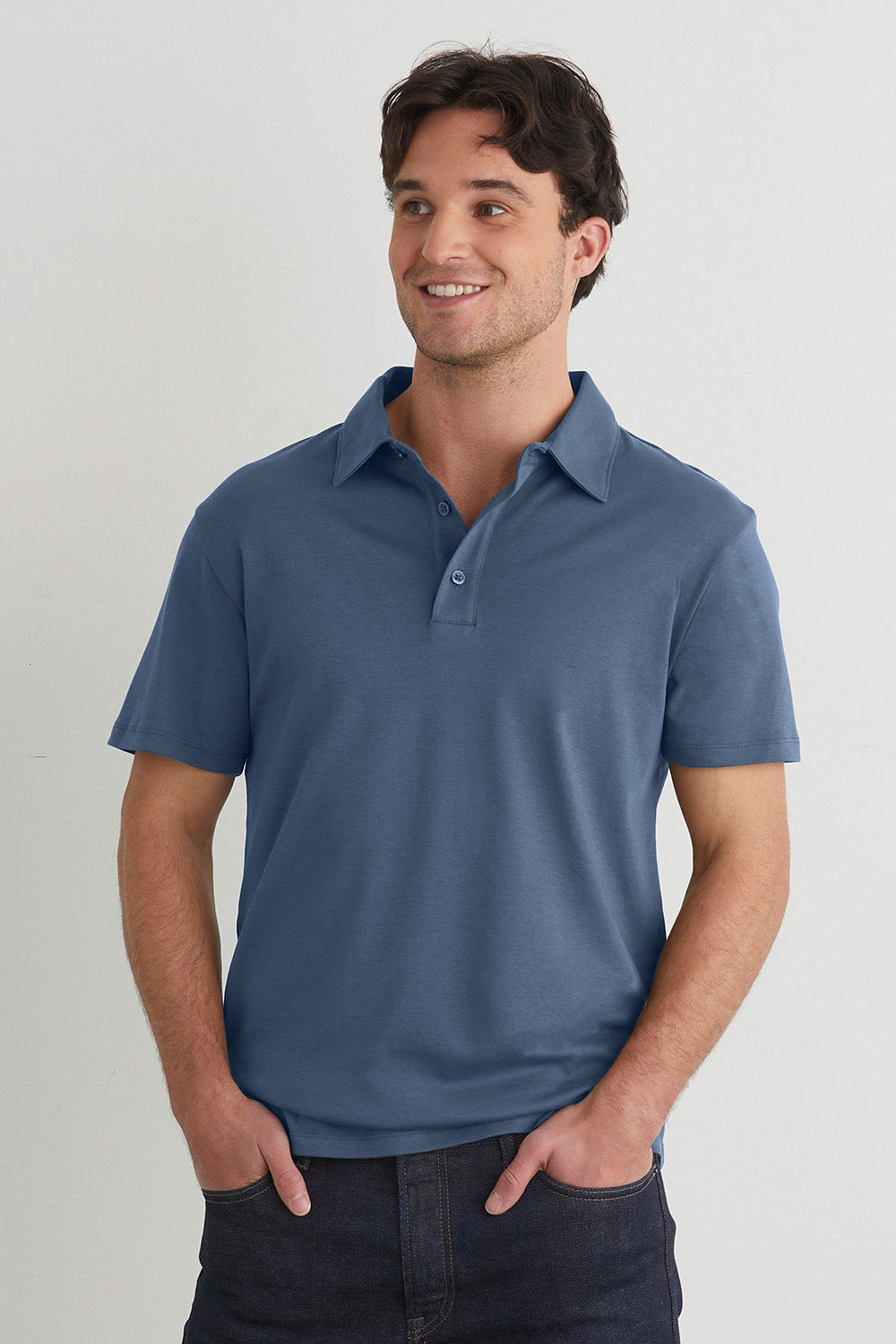 Men's 100% Organic Cotton Polo Shirt | Fair Indigo Men's 100% Organic Cotton Polo Shirt | Fair Indigo
