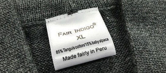 Made In Peru tag