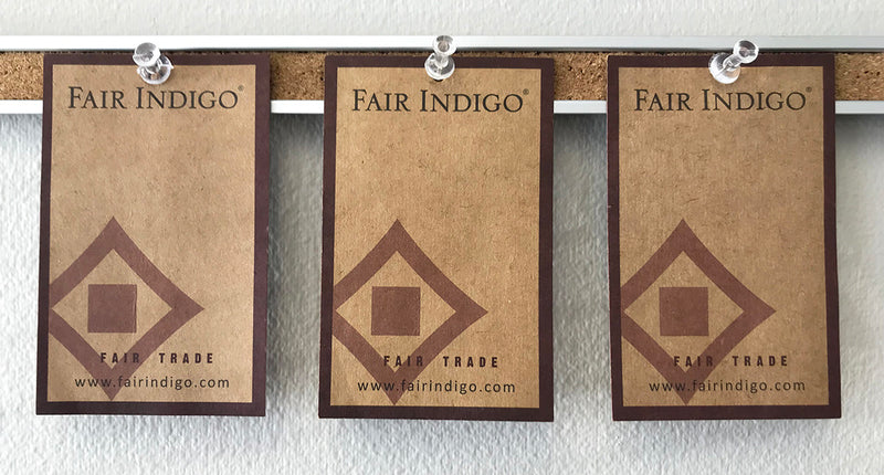Fair Indigo hang tags