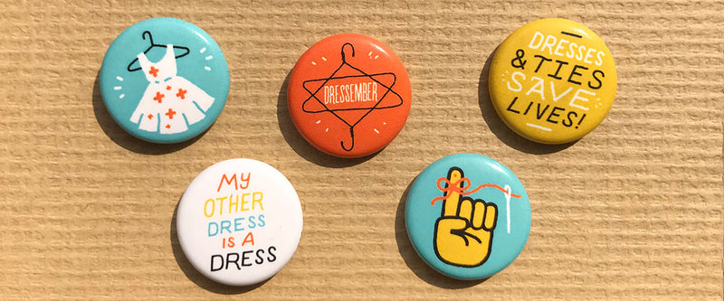 Dressember pins