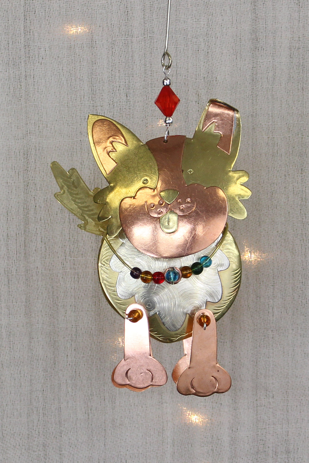Wiggles the Corgi Fair Trade Ornament 05416
