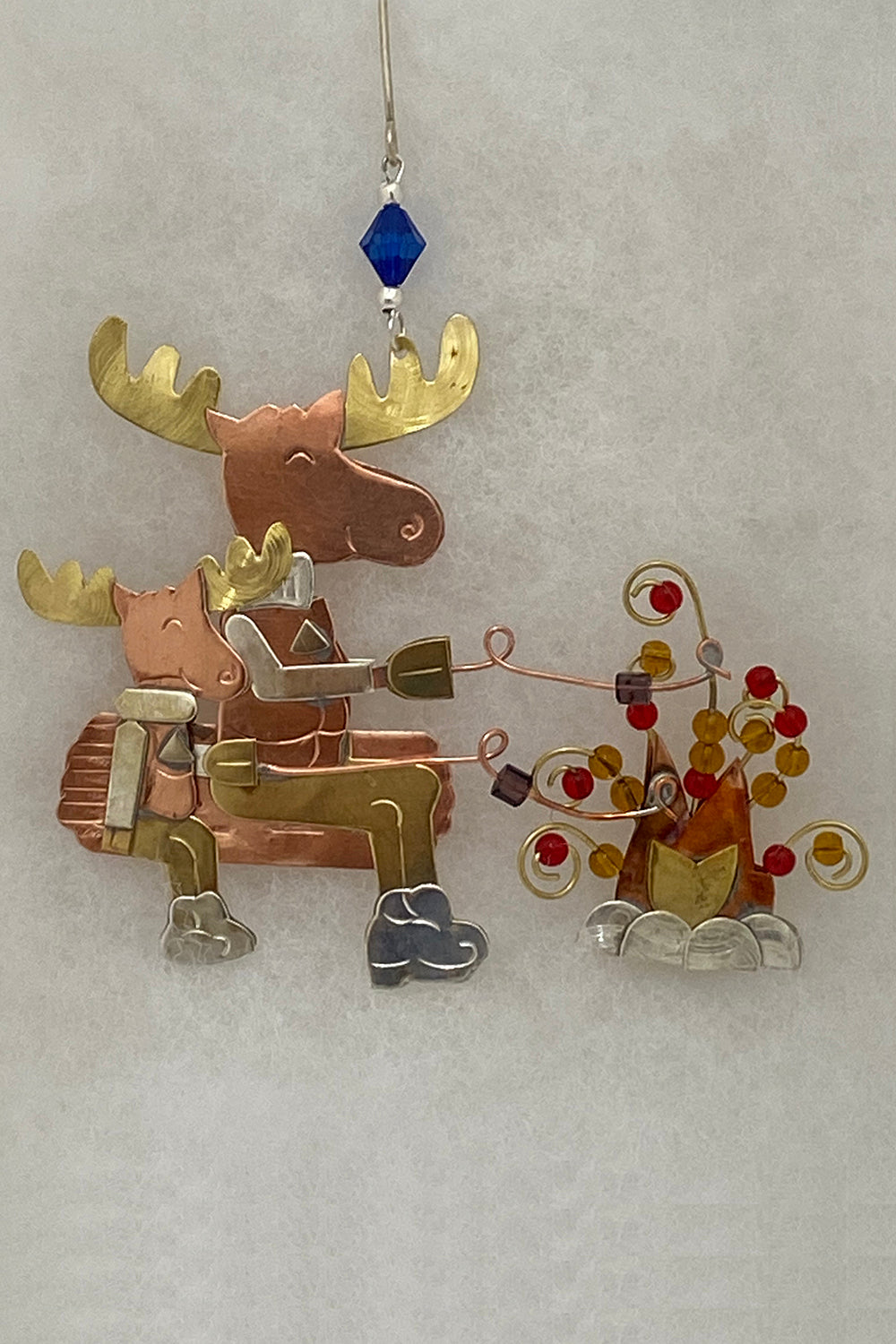 Campfire Moose Fair Trade Ornament 04931