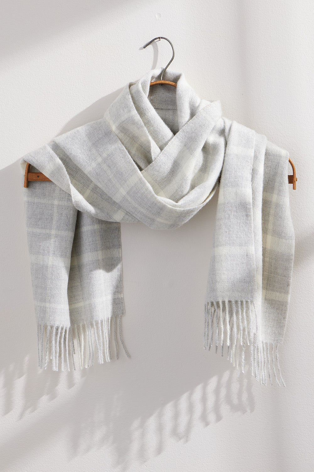 undyed dye-free hypoallergenic baby alpaca scarf - fair trade - ethically made - fair indigo