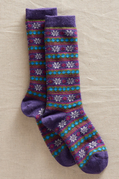 Stripe Cotton Socks | Pistachio/Almond main image 1