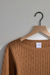 camel organic sweater
