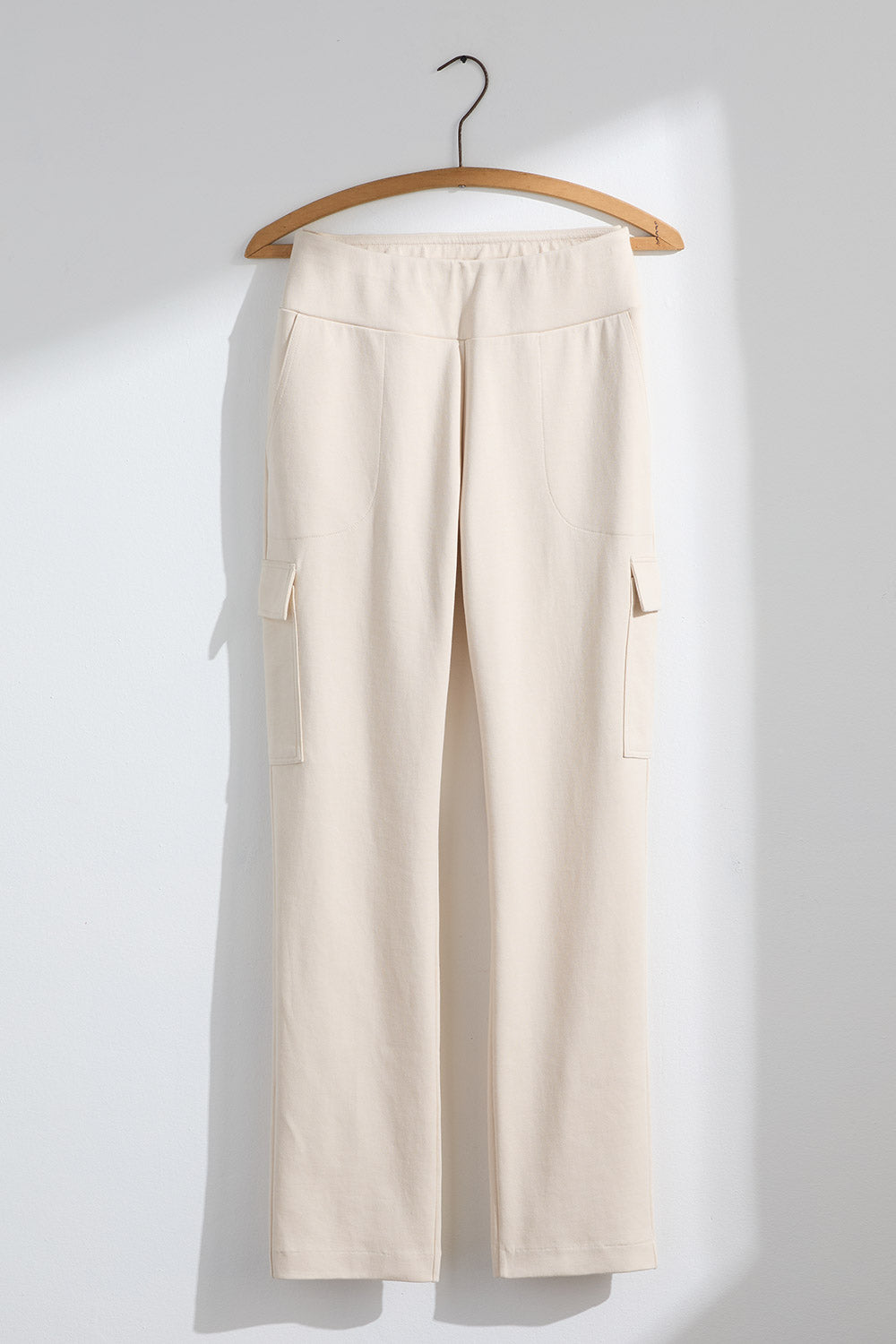 Women's Organic Cotton Luxe Knit Cargo Trousers