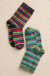 Stripe Alpaca Bamboo Socks