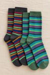 Stripe Alpaca Bamboo Socks