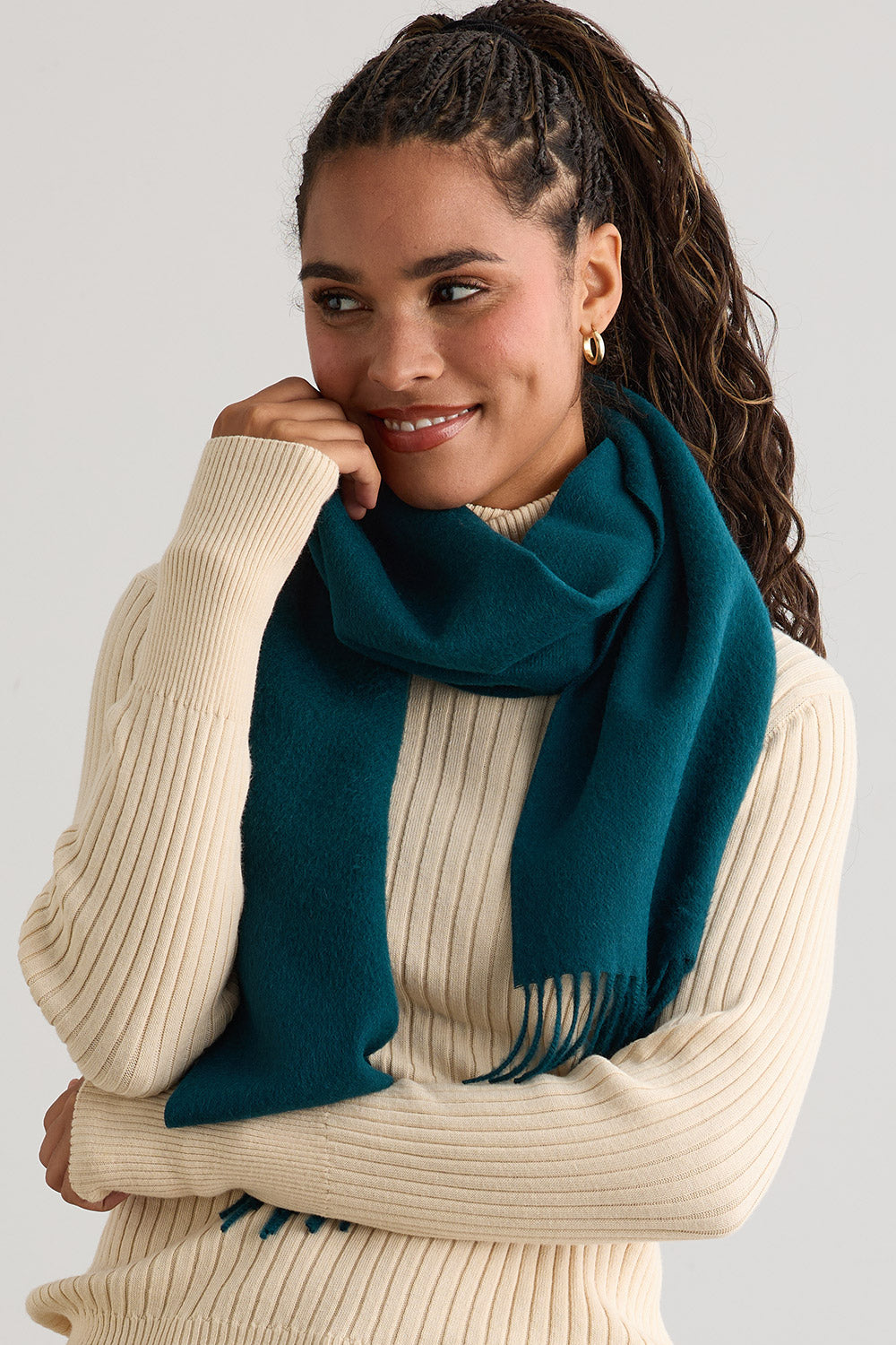Baby Alpaca Scarf | Fair Indigo