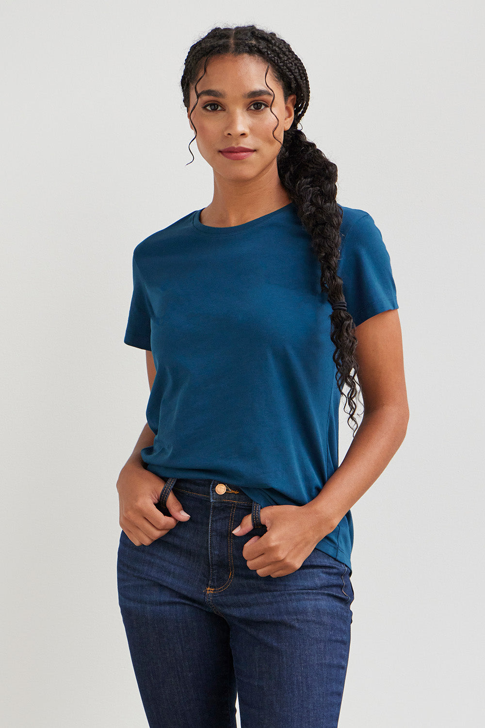 Women's Organic Relaxed Crew Neck T-shirt