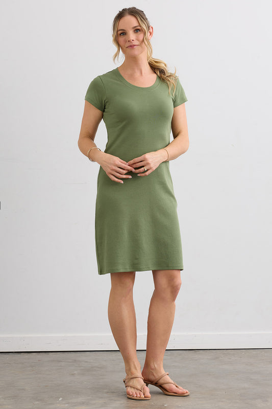 Women's 100% Organic Cotton T-Shirt Dress