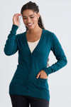 Women's Organic Boyfriend Cardigan Sweater