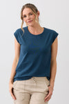 Women's Organic Cotton Cap Sleeve Easy Tee