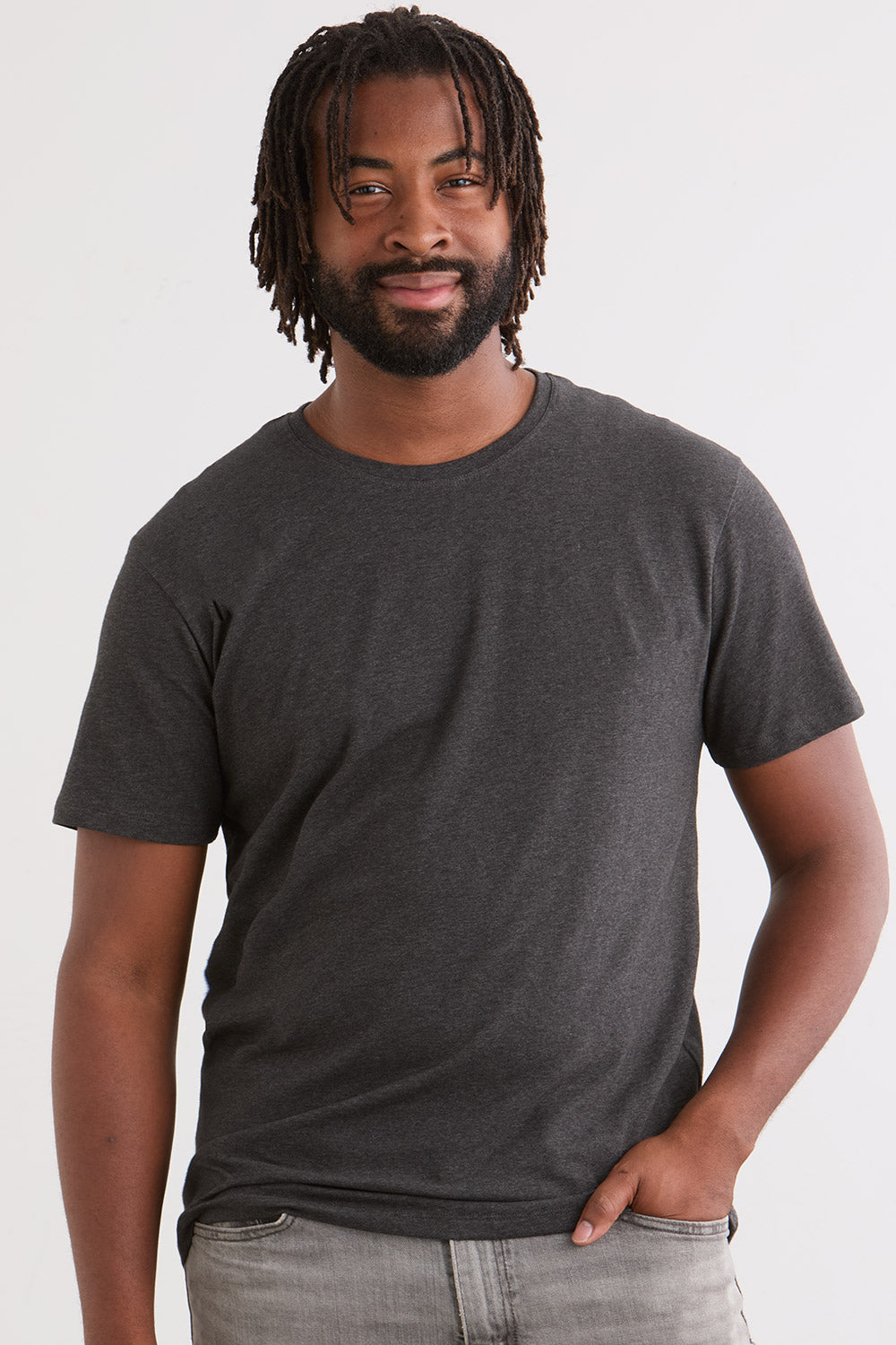 Men's Organic Cotton Crew Neck T-shirt | Fair Indigo