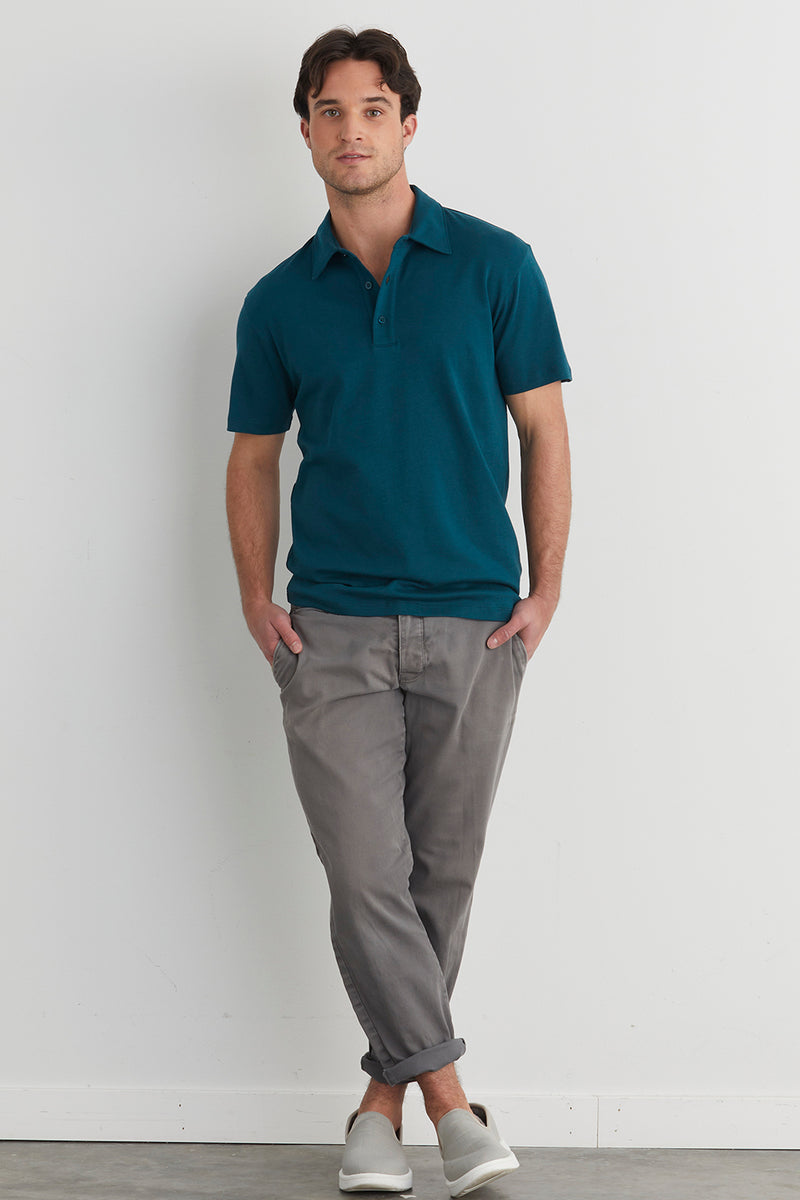 Men's Organic-Pima-Cotton Flannel Shorts