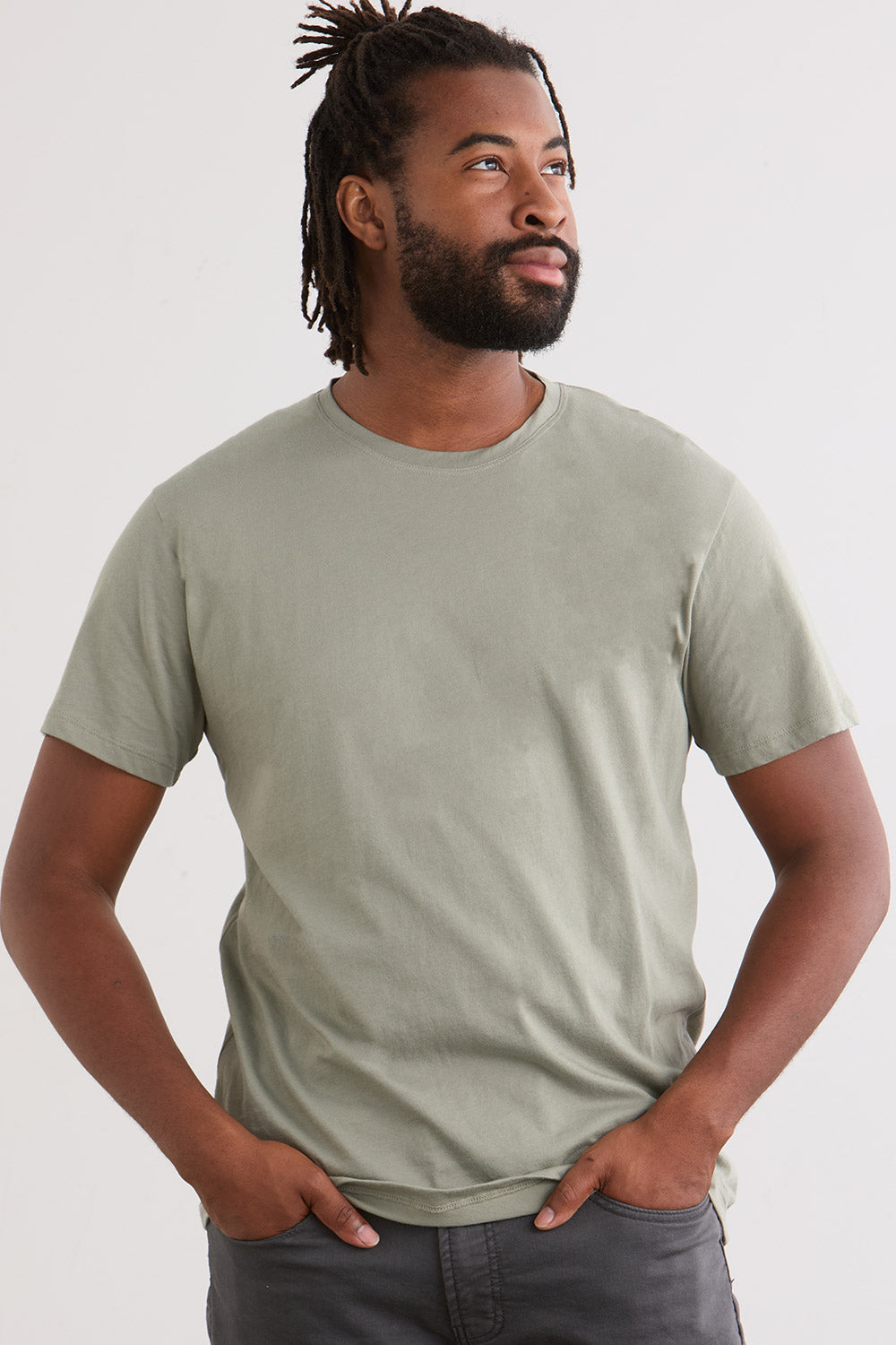 Men's 100% Cotton Crew Neck T-Shirt | Fair Indigo