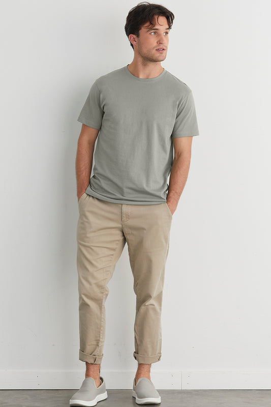 Men's 100% Organic Cotton Crew Neck T-Shirt