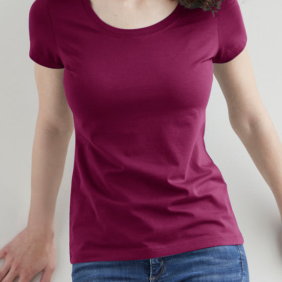 Womens Oatmeal Ribbed Long Sleeve Scoop Neck Tee 3-Pack