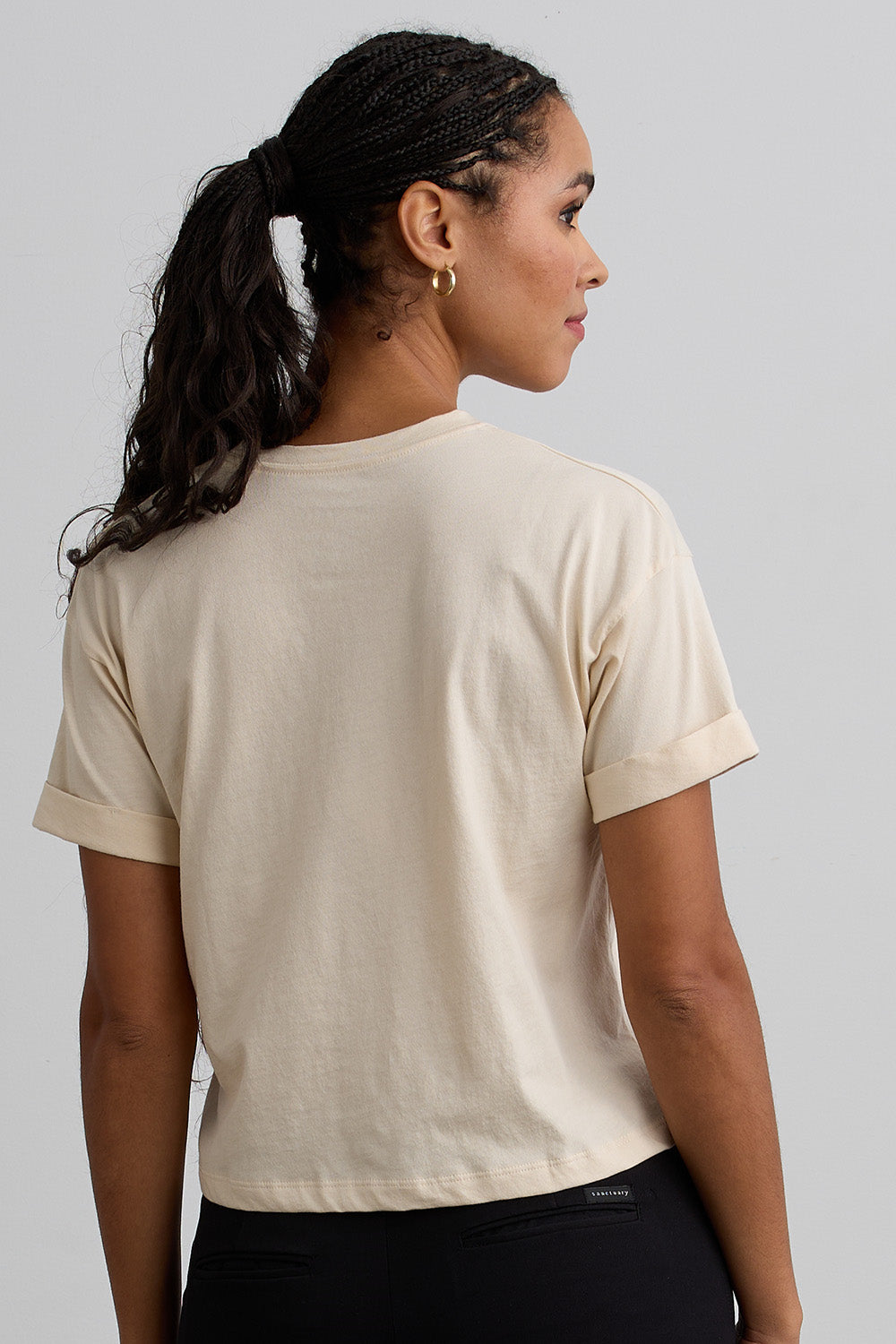 Women's 100% Organic Cotton Crop T-Shirt | Fair Indigo