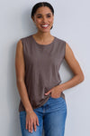 Women's 100% Organic Cotton Sleeveless Tee