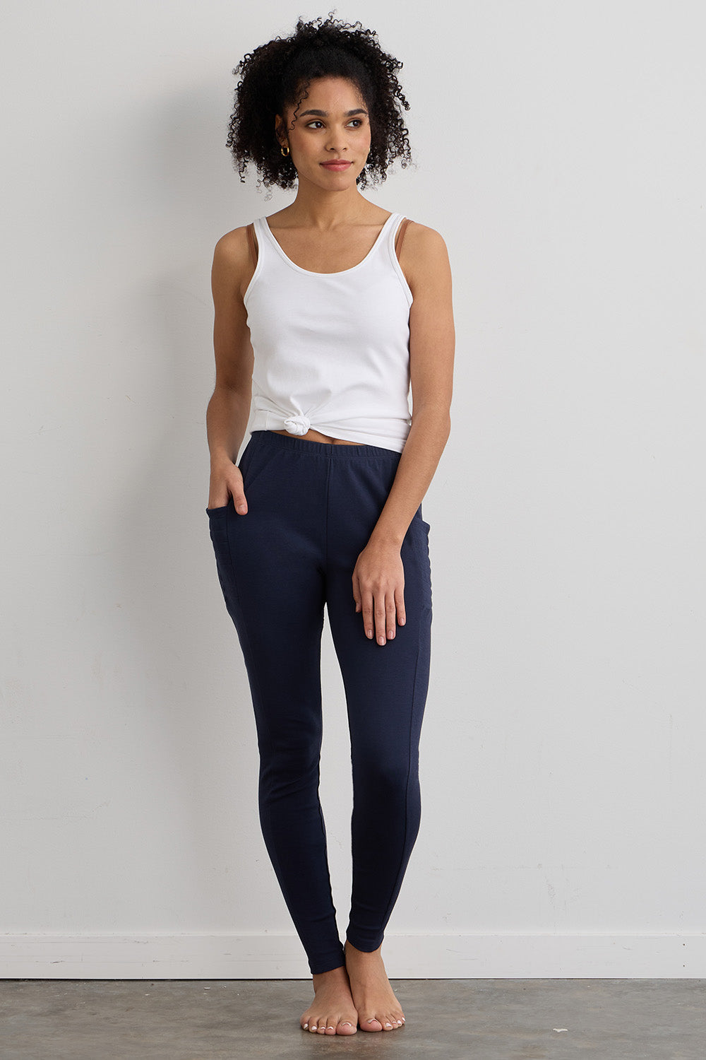 Organic Cotton Leggings with Pockets