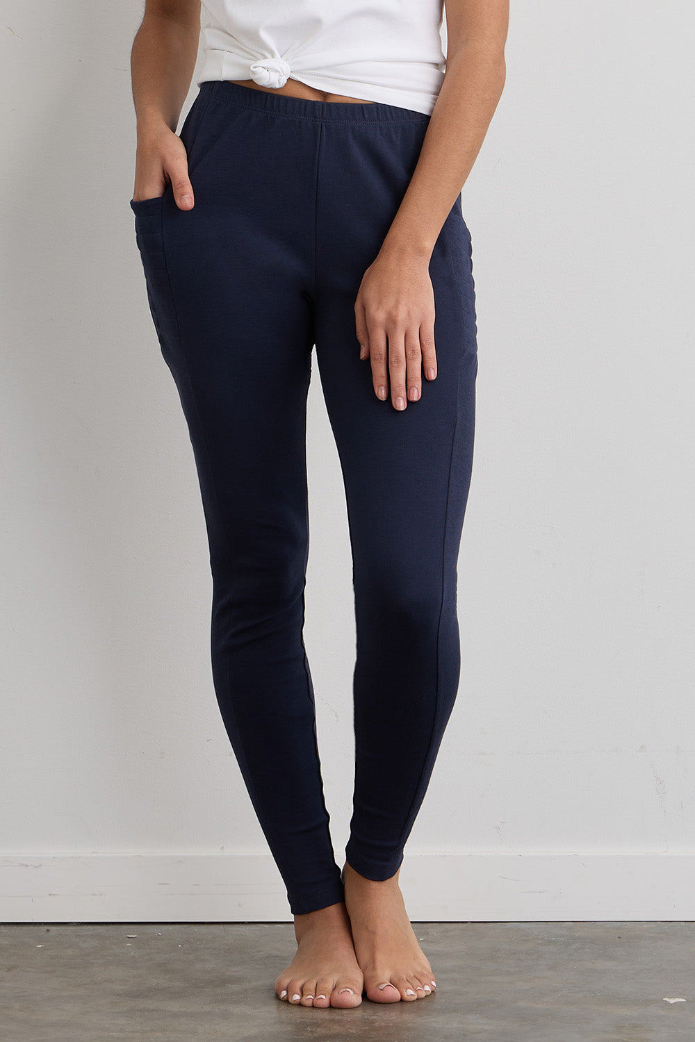 Women's Organic 100% Cotton Pocket Leggings