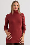 Women's Luxe 100% Organic Cotton High-Neck Tunic