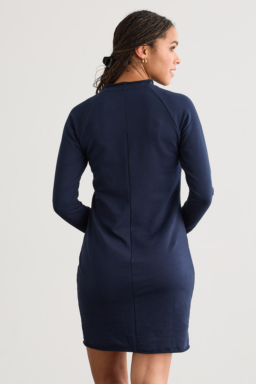 Women's Sweatshirt Dress | Organic Cotton | Fair Indigo, Size M / Dark Navy Women's Sweatshirt Dress | Organic Cotton | Fair Indigo, Size M / Dark Navy