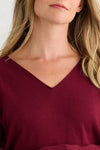 Women's Organic Cotton Relaxed V-Neck Sweater