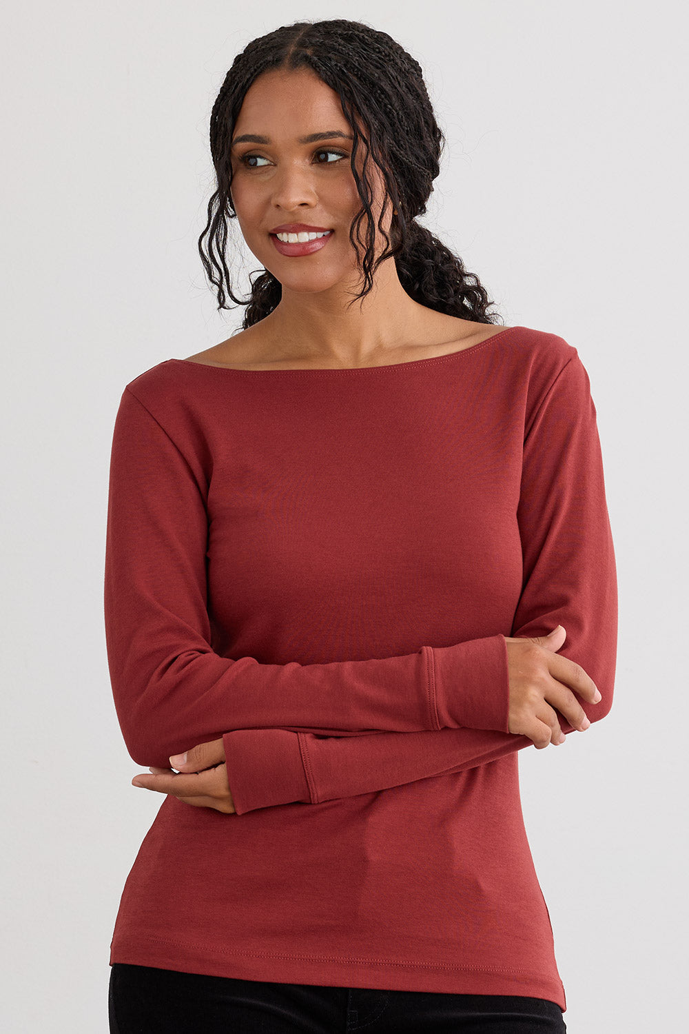 m draw drawers boat neck long tee NEW】Boat Neck Long Tee – draw