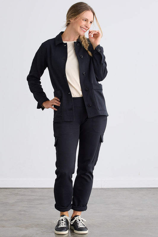 Women's Organic Double Faced Luxe Shirt Jacket