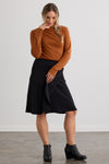 Women's 100% Organic Cotton Faux Wrap Skirt