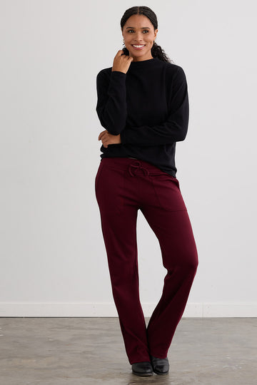 Women's Organic All-cotton Funnel Neck Sweater