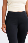 Women's 100% Organic Cotton Pocket Leggings | Black | Fair Indigo | Ethically Made Clothing | Fair Trade Clothes