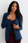 Women's Organic All-cotton Open Wrap Cardigan Sweater