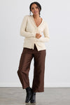 Women's Organic All-cotton Open Wrap Cardigan Sweater