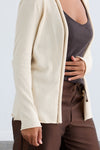 Women's Organic All-cotton Open Wrap Cardigan Sweater