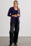 Women's Organic All-cotton Open Wrap Cardigan Sweater