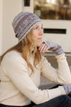 Highlands Pattern Alpaca Blend Hand Warmers - Grey