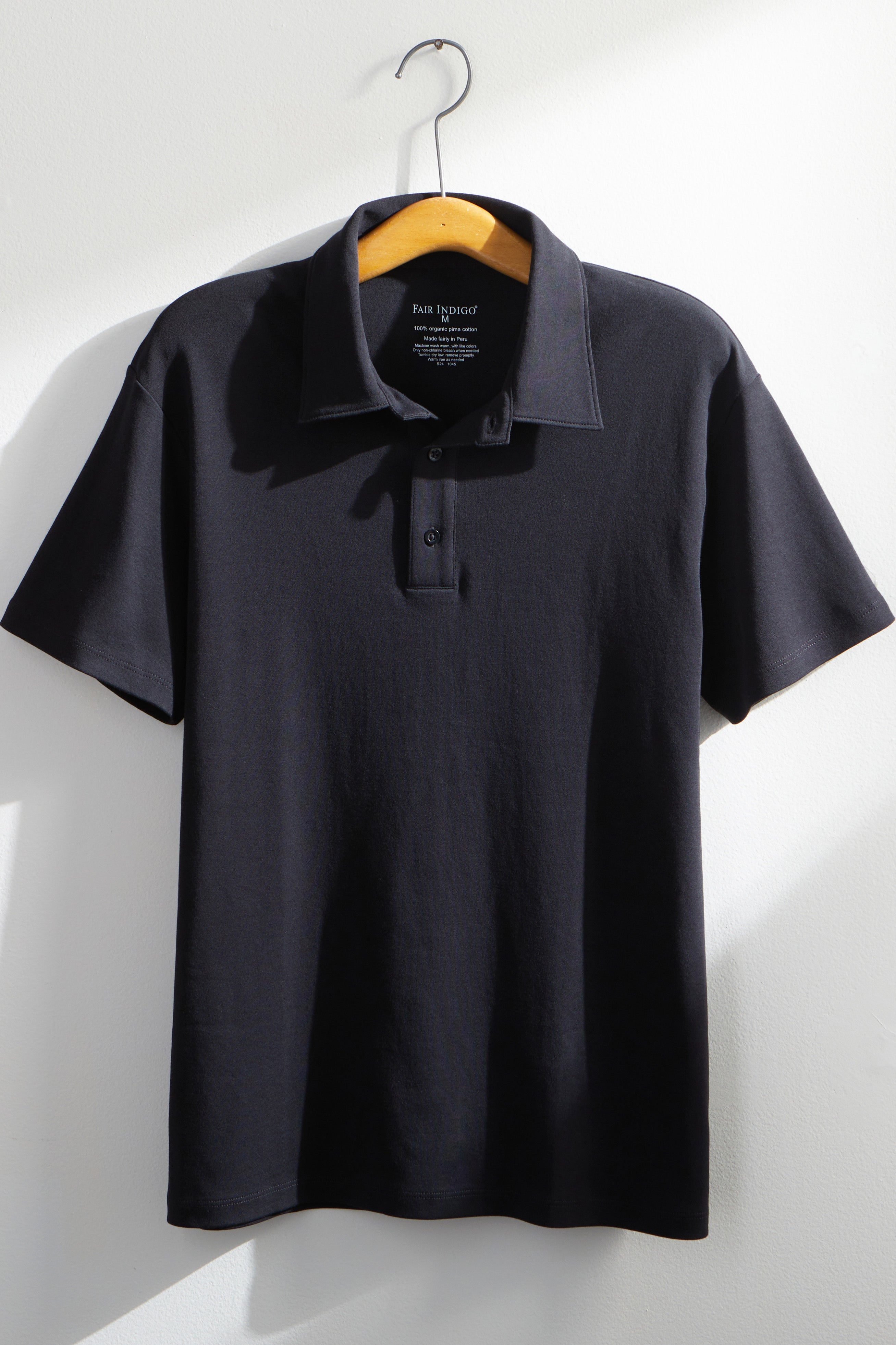 Men's 100% Organic Cotton Polo Shirt | Fair Indigo