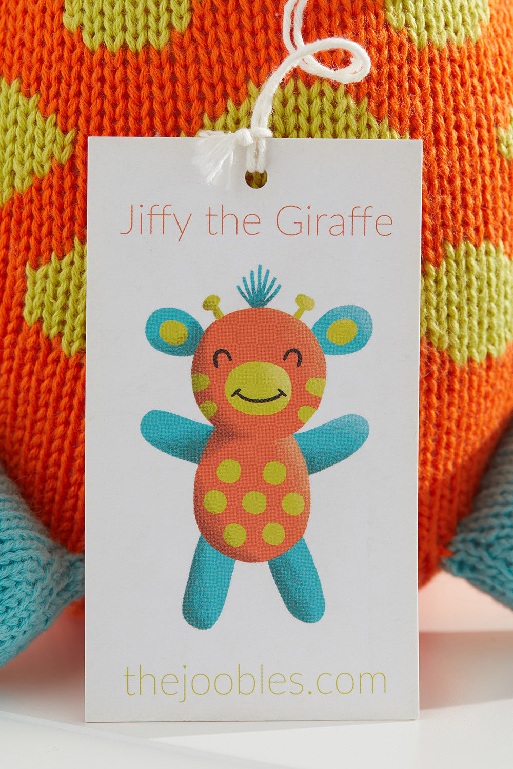 Organic Stuffed Animal - Jiffy the Giraffe - Joobles – Fair Indigo