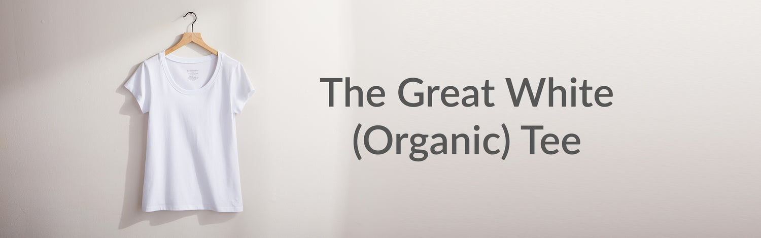 organic cotton white t-shirts