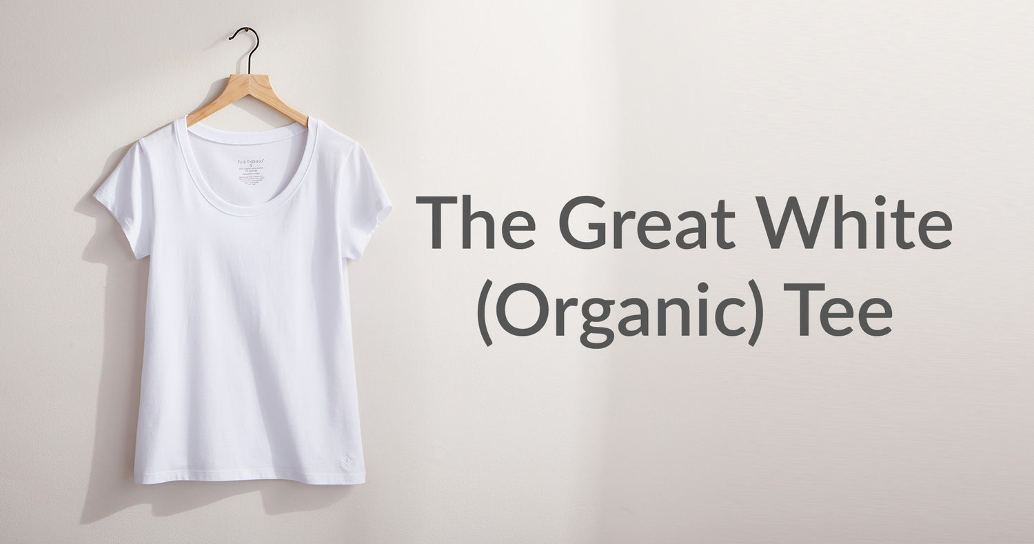organic cotton white t-shirts
