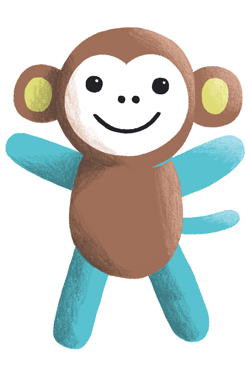 Organic Stuffed Animal - Mel the Monkey - Joobles – Fair Indigo
